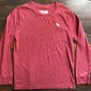Abercrombie Kids Cozy Icon Long Sleeve Tee Boys Size 9/10